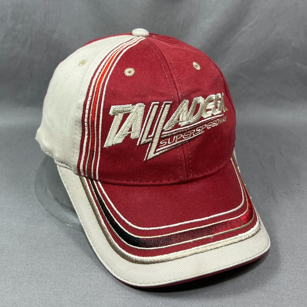 Talladega Superspeedway NASCAR Strapback Hat Cap Alabama USA Motorsports Mens